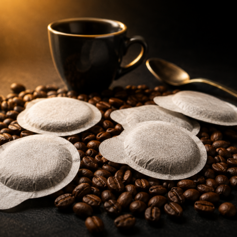 Cialde cafea DeLuxe Paduri 200buc