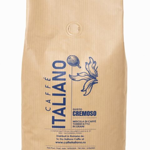 Cafea boabe Italia, Gusto Cremoso - Italiano Caffe, 1kg