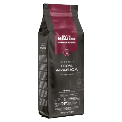 Cafea boabe Italia, Mauro Centopercento Arabica, Professional Barista Quality, 1kg